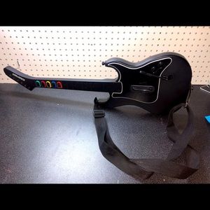 PlayStation 2 Red Octane Kramer Striker Guitar Hero Wireless - No Dongle-  Works